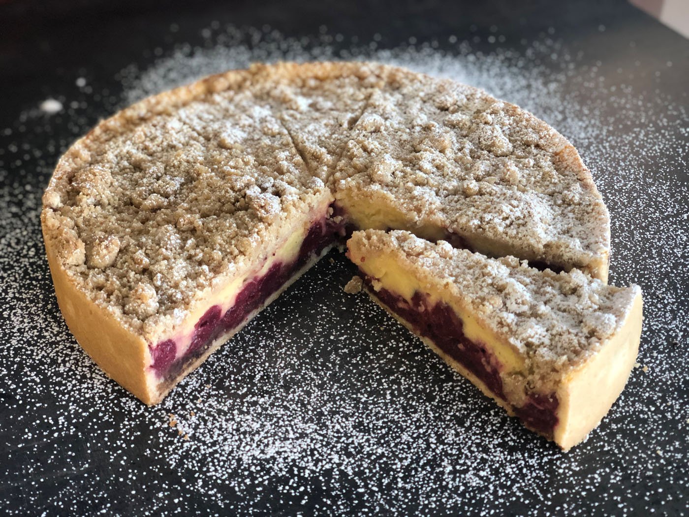 Kirschstreuselkuchen